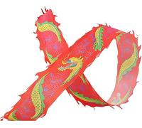 ESTDKMNOS Ribbon with Dragon， Dancing Dragon Exercise Ribbon Float For Outdoor Lawn Patio Beach Multicolor 6m-10m(A,8m/26.2ft)