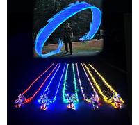 ESTDKMNOS Ribbon with Dragon， Multicolor 8-10 m Rotating Dragon Ribbon Lights For Square Dance And Sports Fitness(Blue,8 m (26 ft))