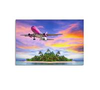 ESTE Aircraft Poster Airbus A320 Poster Decorative Painting Canvas Wall Posters And Art Picture Print Modern Family Bedroom Decor Posters 12x18inch(30x45cm)
