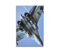 ESTE Fighter Jet Poster Russian Military Su-35 Fighter Jets-1 Poster Decorative Painting Canvas Wall Posters And Art Picture Print Modern Family Bedroom Decor Posters 12x18inch(30x45cm)