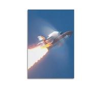 ESTE Space Shuttle Poster American Rocket Launch Artwork Decorative Painting Canvas Modern Art Picture 16x24inch(40x60cm)
