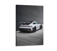 ESTE Sports Car Poster 911 GT3 RS Tailstock Supercar Racing Cars Poster Decorative Painting Canvas Wall Posters And Art Picture Print Modern Family Bedroom Decor Posters 24x36inch(60x90cm)