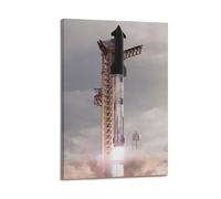 ESTE Starship Rocket Launch SpaceX Poster Decorative Painting Canvas Modern Art Picture 20x30inch(50x75cm)