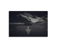 ESTE Supercar Poster for Lamborghini Huracan Performante Black Sports Car Poster Decorative Painting Canvas Wall Posters And Art Picture Print Modern Family Bedroom Decor Posters 12x18inch(30x45cm)