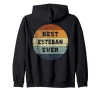 Esteban Name Best Esteban Ever Zip Hoodie