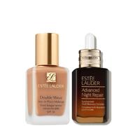 Estee Lauder Double Wear Stay-in-Place Makeup & Advanced Night Repair Serum Bundle (Various Shades) - 4N1 Shell Beige