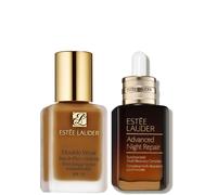 Estee Lauder Double Wear Stay-in-Place Makeup & Advanced Night Repair Serum Bundle (Various Shades) - 5C1 Rich Chestnut