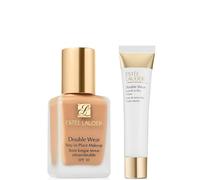 Estee Lauder Double Wear Stay-in-Place Makeup & Double Wear Smooth and Blur Primer Bundle (Various Shades) - W0 Warm Vanilla