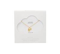 Estella Bartlett Gold Plated Croissant Necklace