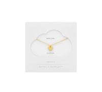 Estella Bartlett Gold Plated Heart With Side Pearl Necklace