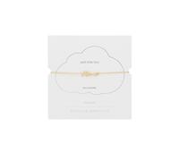 Estella Bartlett Gold Plated Mama Bracelet - Script Charm Adjustable Chain, Sentimental Gift for Mum, Mother’s Day Jewellery