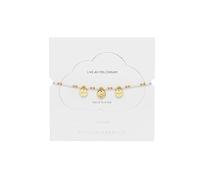 Estella Bartlett Gold Plated Shine Bright Beaded Cord Bracelet