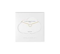 Estella Bartlett Large Pave Set CZ Circle Necklace - Gold Plated