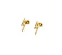 Estella Bartlett Lightning Bolt CZ Earrings - Gold Plated