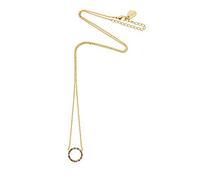 Estella Bartlett Multi CZ Circle Necklace - Gold Plated