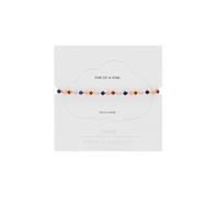Estella Bartlett 'One Of A Kind' Amelia Bracelet - Mixed Glass Bead Bracelet for Women - Gold Plated Adjustable Dainty Jewellery Gift for Her
