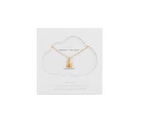 Estella Bartlett Shrimp Necklace with Pearl, Gold Plated, Cable Chain, 45cm