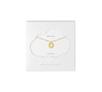 Estella Bartlett Starburst Disc Necklace - Gold Plated