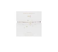 Estella Bartlett Wellness Gemstone Bracelet - Gold Plated Beaded Bracelet for Women, Adjustable Dainty Everyday Jewellery Gift for Her (Amethyst)