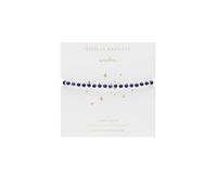 Estella Bartlett Wellness Gemstone Bracelet - Gold Plated Beaded Bracelet for Women, Adjustable Dainty Everyday Jewellery Gift for Her (Lapis Lazuli)