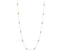 Estella Bartlett Wellness Gemstone Station Necklace for Women - Natural Stone Beaded Chain - Dainty Layering Jewellery Gift for Her (Amazonite)
