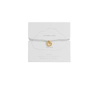 Estella Bartlett 'Wonderful Sister' Heart Connector Sienna Stretch Bracelet - Silver & Gold Plated