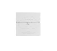 Estella Bartlett 'Wonderful Things Are Going To Happen' Rainbow Sienna Stretch Bracelet (Silver Plated)