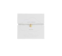 Estella Bartlett 'You're a Superstar' Sienna Stretch Bracelet - Puffed Star Charm Beaded Bracelet for Women - Silver Plated Jewellery Gift for Her (Gold & Silver Plated)
