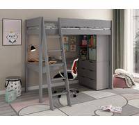 Estella Grey - High With Chest/cube/corner Desk