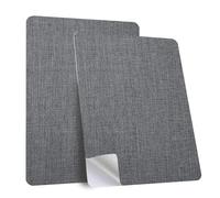 Esteopt Adhesive Fabric Repair Patches, Self-Adhesive Tape Patches Kit, 2PCS 20 x 28 cm Fabric Patch for Sofa Curtain Car Seat Couches Bags Shoes (Dark Gray)