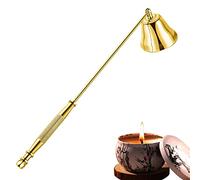 Esteopt Candle Snuffers for Candles, Candle Snuffer Made of Stainless Steel, Candle Snuffer with Long Handle and Gift Box Packaging Suitable for Gifts (Gold)