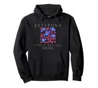 Estepona España Spanish Floral Art, Travel in Spain Pullover Hoodie