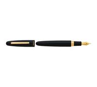 Esterbrook Fountain pen from the Estie Ebony series and made of black acrylic with gold fittings with a fine nib size (F), E116-F
