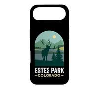 Estes Park Colorado Bull Elk Forest Mountain Silhouette Case for iPhone Air
