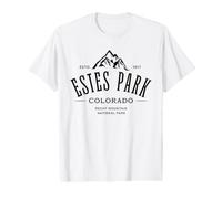 Estes Park Colorado Established 1917 Rocky Mountain Design Value Graphic T-Shirt
