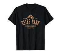 Estes Park Colorado Established 1917 Rocky Mountain Design Value Graphic T-Shirt