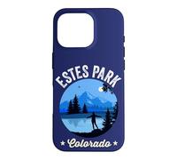 Estes Park Colorado Retro Mountain Lake Hiking Nature Case for iPhone 16 Pro