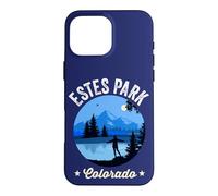 Estes Park Colorado Retro Mountain Lake Hiking Nature Case for iPhone 16 Pro Max