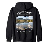 Estes Park Colorado USA National Park American Women Men Zip Hoodie
