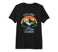 Estes Park Colorado USA Retro Mountain Design Premium T-Shirt
