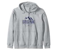 Estes Park Colorado Vintage Pride Souvenir Zip Hoodie