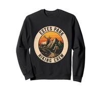 Estes Park Hiking Crew Hiker Squad Matching Group Gift Retro Sweatshirt