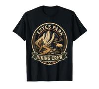 Estes Park Hiking Crew Hiker Squad Matching Group Gift Retro T-Shirt