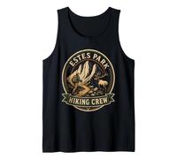Estes Park Hiking Crew Hiker Squad Matching Group Gift Retro Tank Top