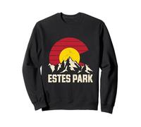 Estes Park Mountain Adventure Colorado State Flag Vintage Sweatshirt