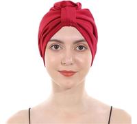 ESTEVANJ MUR Bohemian Turbans for Women,Elastic Headwrap Beanie Hat,Chemo Headwear,Sleep Cap,Hijab Undercap,Hair Wrap for Sleeping,Double Layered with Interior Lining (3, One Size)