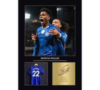Estevao Gift Signed A4 Print Display Unframed Chelsea Gifts For Boys Digitally Reproduced Signature Chelsea FC Gifts For Boys CFC (Unframed)