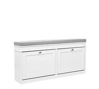 Estha 11 - Shoe Cabinet White/Grey