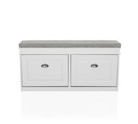 ESTHA I - Shoe Cabinet White/Grey