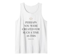 Esther 4:14 Crown Bible Verse Faith Women Tank Top
